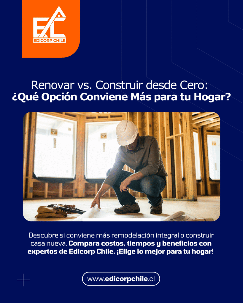 🏠 Renovar vs. Construir desde Cero: ¿Qué Opción Conviene Más para tu Hogar?